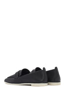 Women's Black Masculine Loafer | Derimod