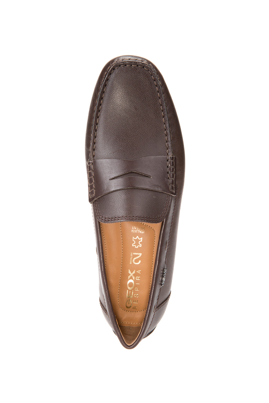 Geox Erkek Kahverengi U Moner 2Fit Casual Deri Loafer