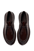 Derimod Black Male Brown Lace-up Leather Casual Shoes | Derimod