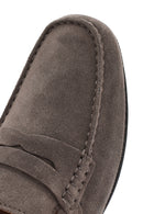 Geox Men's Mink Kosmopolis Suede Leather Casual Loafer | Derimod