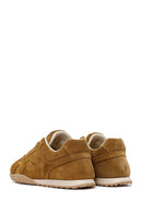 Kadın Camel Bağcıklı Süet Deri Sneaker | Derimod