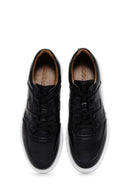 Men's Black Leather Sneaker | Derimod