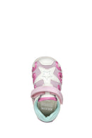 Geox Kız Bebek Beyaz B Sandal Iupidoo A - Synt + Mesh Bantlı Kumaş Sandalet | Derimod