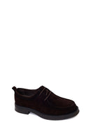 Male Brown Lace-Up Thick-Soled Suede Casual Shoes | Derimod