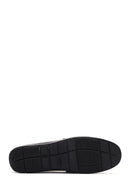 Derimod Fly Men's Black Leather Loafer | Derimod