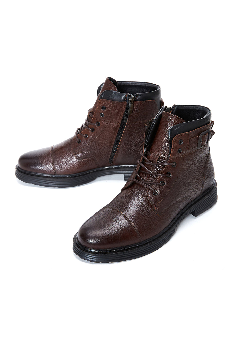 Men's Brown Leather Classic Boots