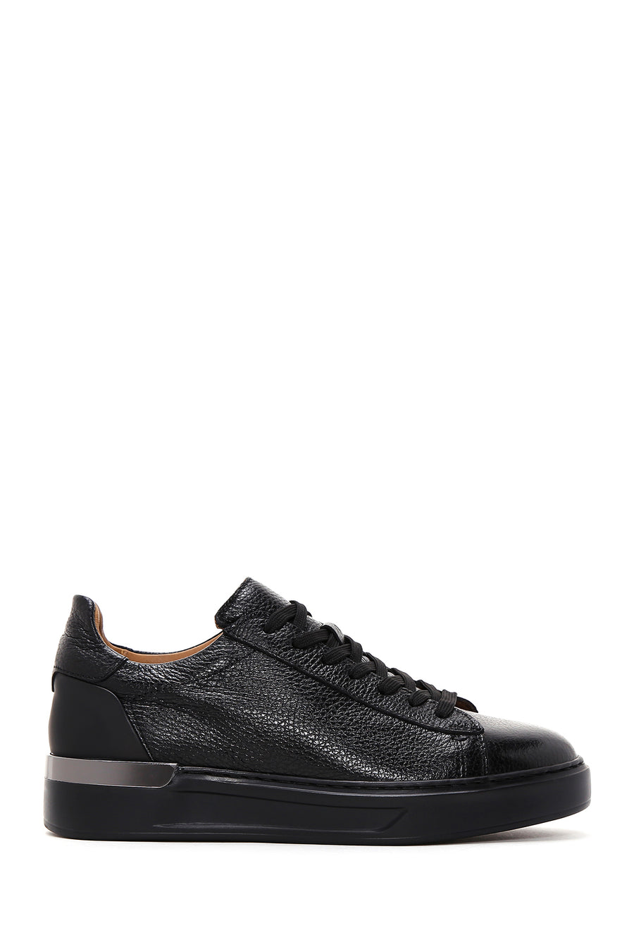 Erkek Siyah Deri Sneaker 23WFD6123FT | Derimod