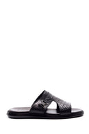 Men's Leather Slippers | Derimod