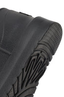 Women's Black Furry Teddy Boots | Derimod