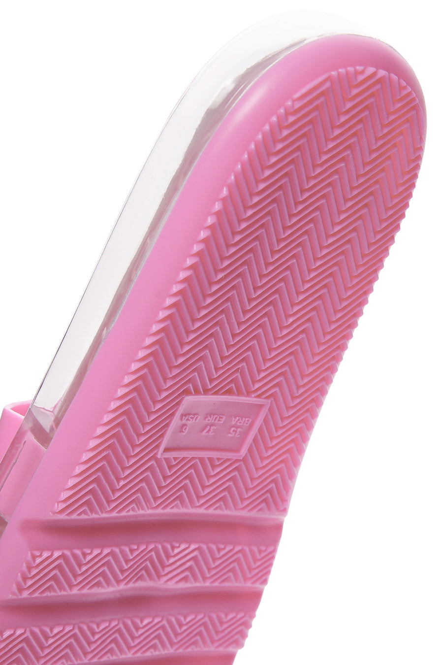 Women's Fuchsia Jelly Slippers