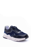 MEN'S HIGH-SOLE LEATHER SNEAKER | Derimod