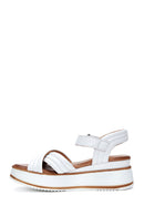 Women's Leather Wedge Heel Sandals | Derimod