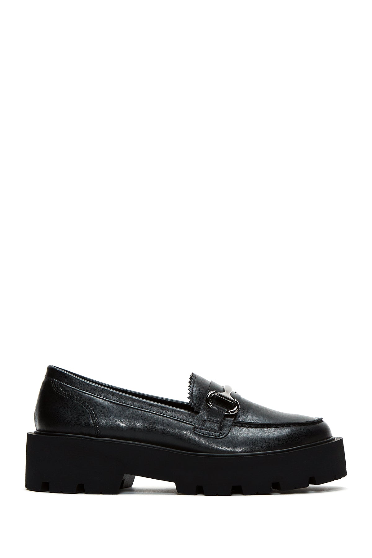 Women's Black Buckle Loafer 23WFE400118 | Derimod