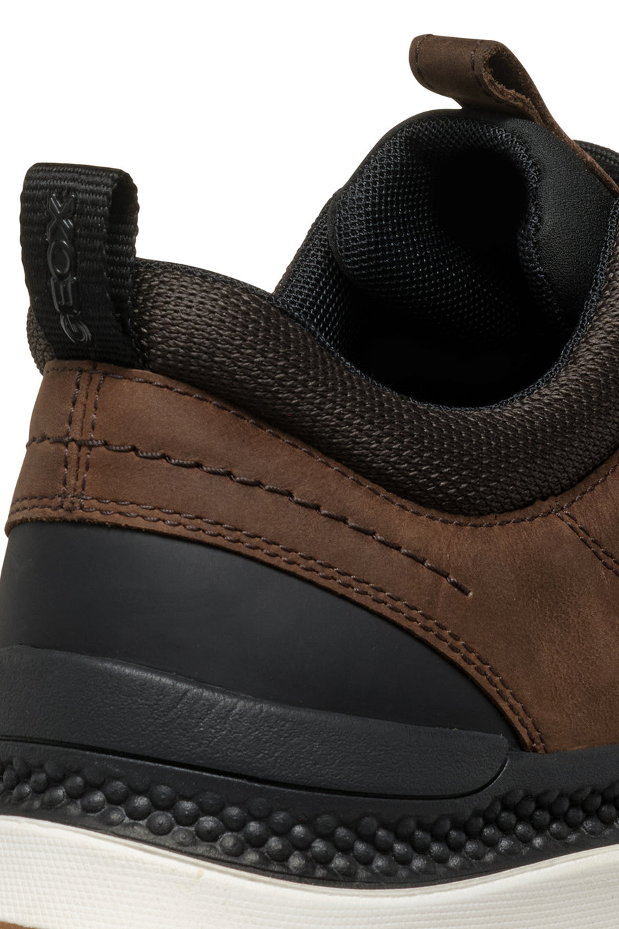 Geox Erkek Kahverengi U Spherica Actif Bağcıklı Waterproof Deri Sneaker