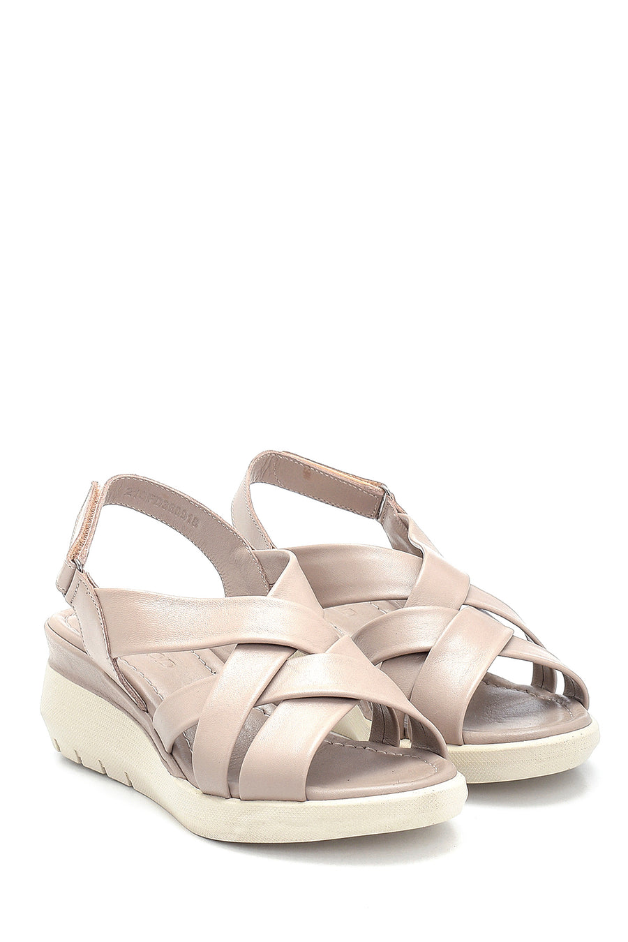 Women's Leather Thick Soled Sandals