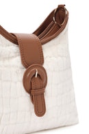 Women's Brown Long Strap Plush Handbag | Derimod