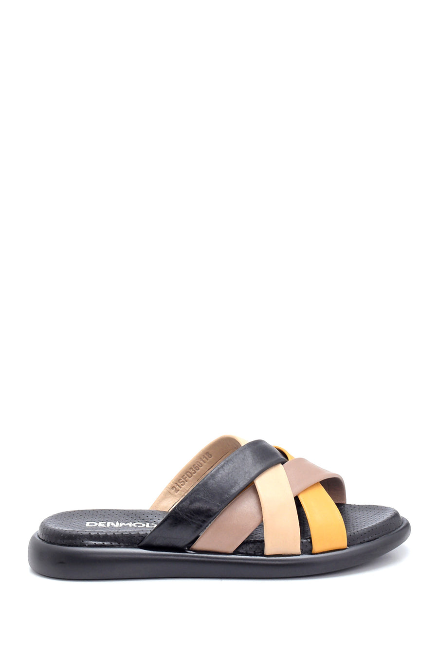 Women's Leather Slippers 21SFD360118 | Derimod