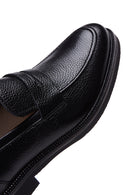 Men's Black Leather Casual Loafer | Derimod