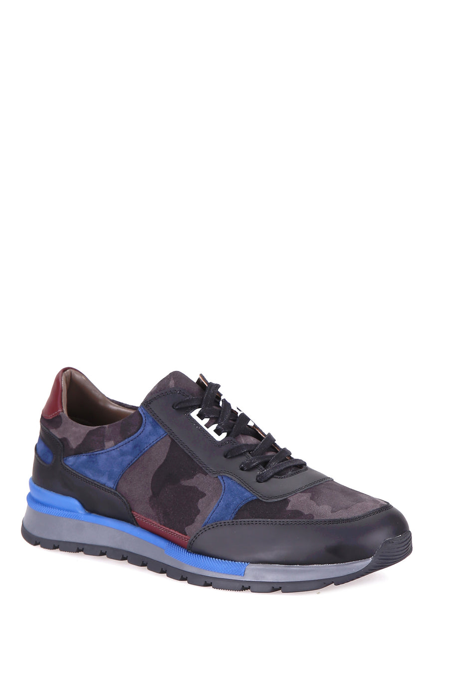 Camouflage Pattern Men's Leather Shoes