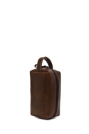 Male Brown Leather Handbag | Derimod