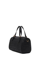 Woman Black Long-Strap Printed Shoulder Bag | Derimod