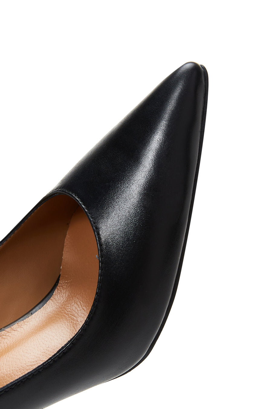 Kadın Siyah Deri Stiletto