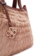 Women's Tan Long Strap Shoulder Bag | Derimod