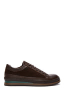 Men's Brown Leather Casual Sneaker | Derimod