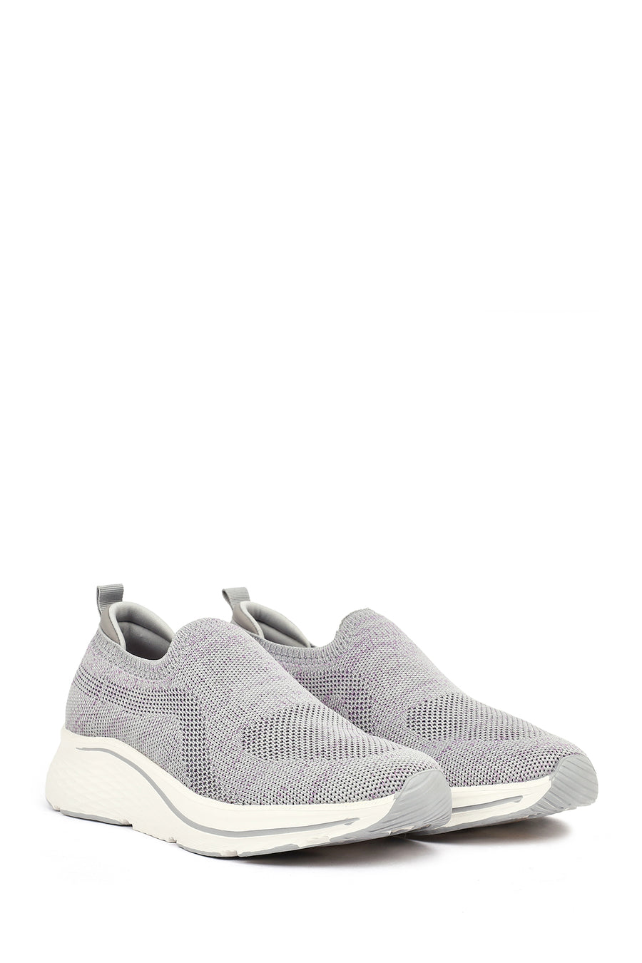 Derimod Zero Women's Grey Thick-Soled Fabric Sneaker