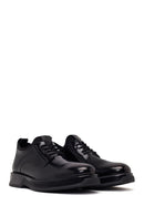 Male Black Lace-up Leather Casual Shoes | Derimod