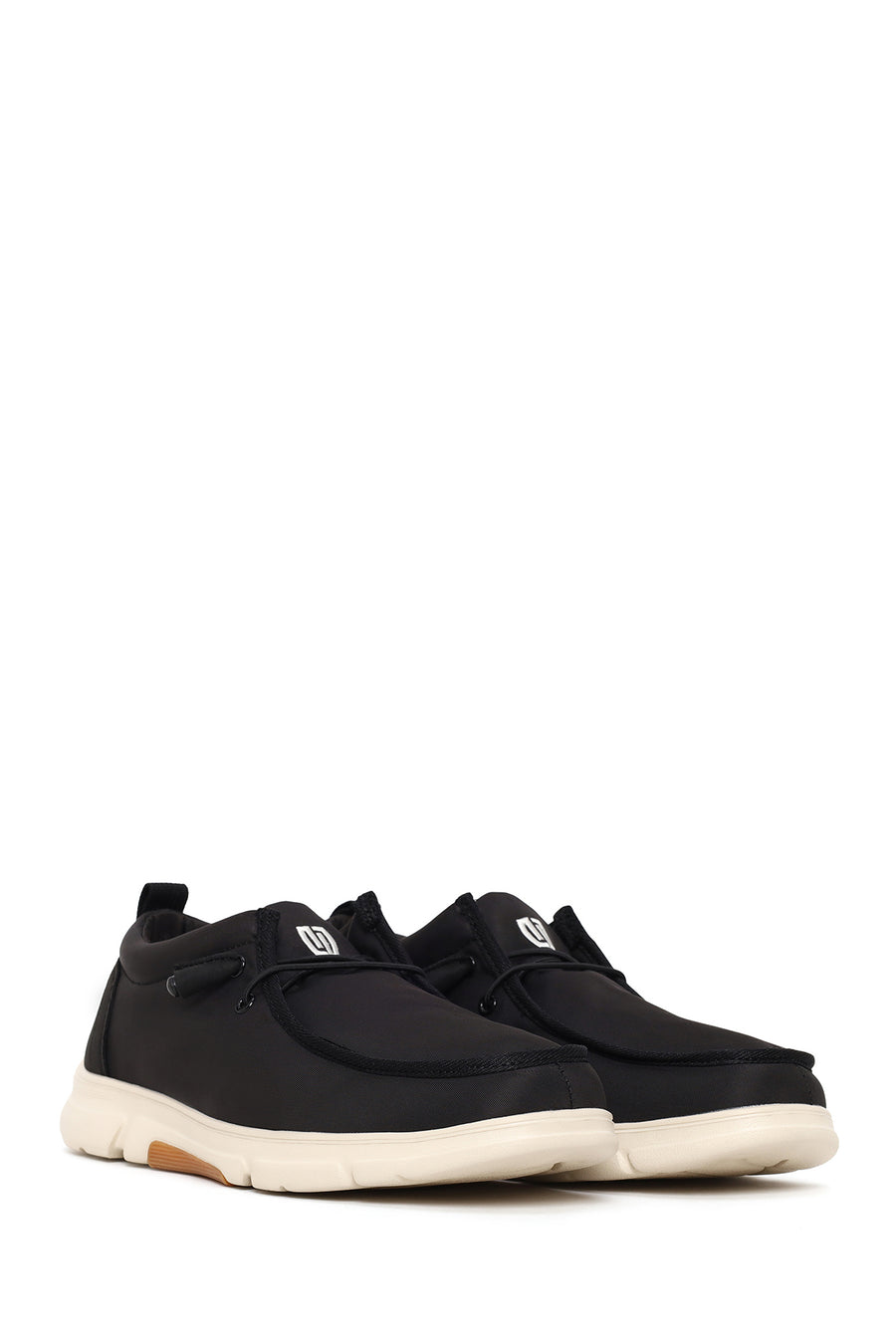 Derimod Zero Male Black Fabric Casual Shoes