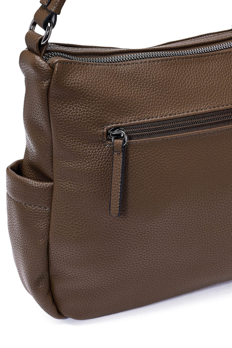 Women's Tan Long Strap Shoulder Bag