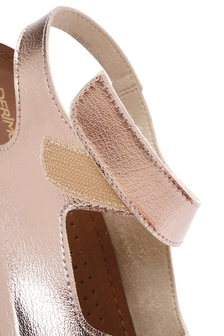 Kadın Bronz Bantlı Comfort Sandalet