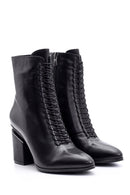 Women's Heeled Leather Boots | Derimod