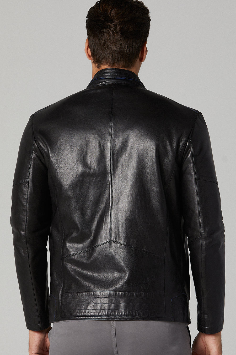 Navas Men's Leather Jacket