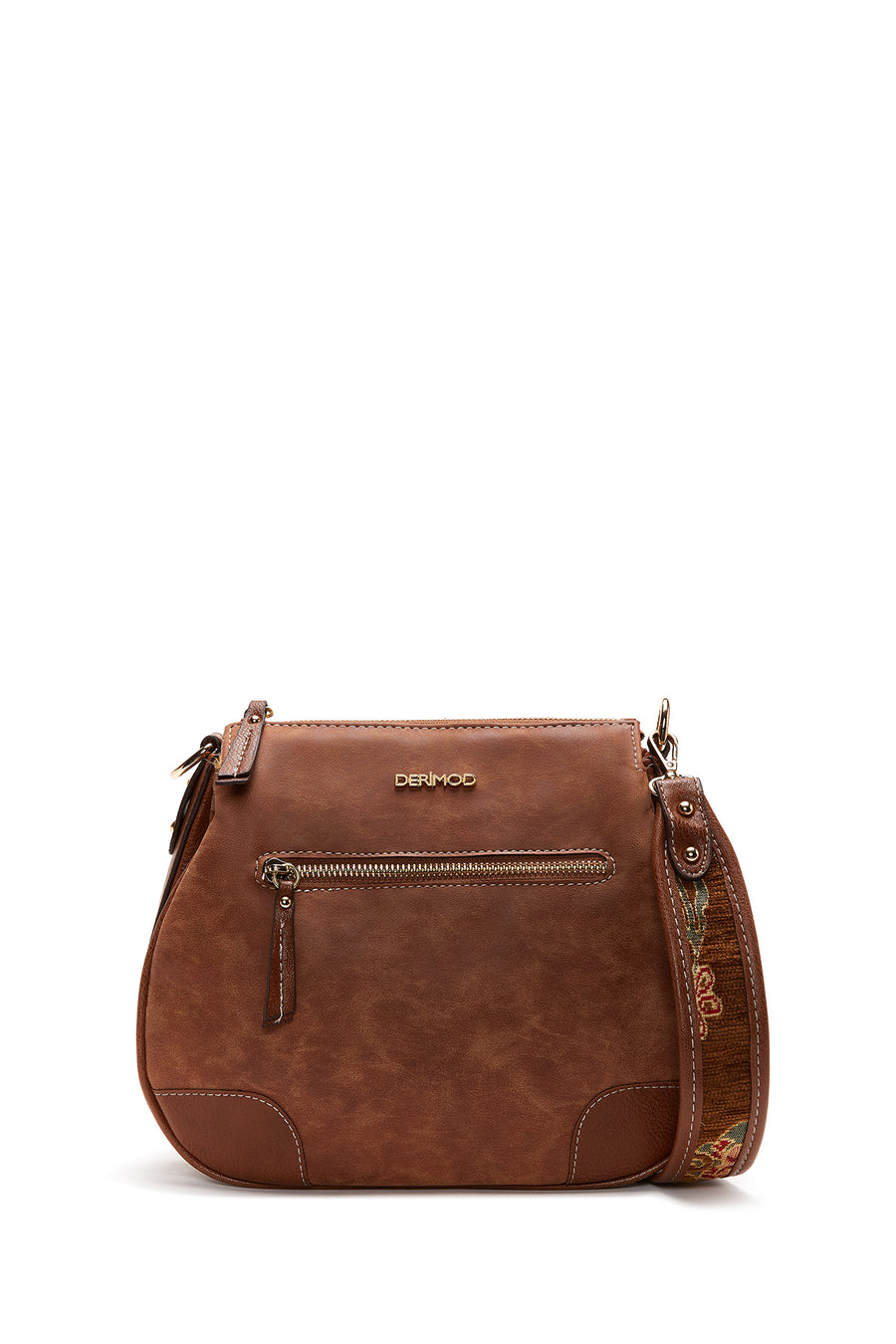 Women's Tan Strap Shoulder Bag 22WBD2107V3 | Derimod
