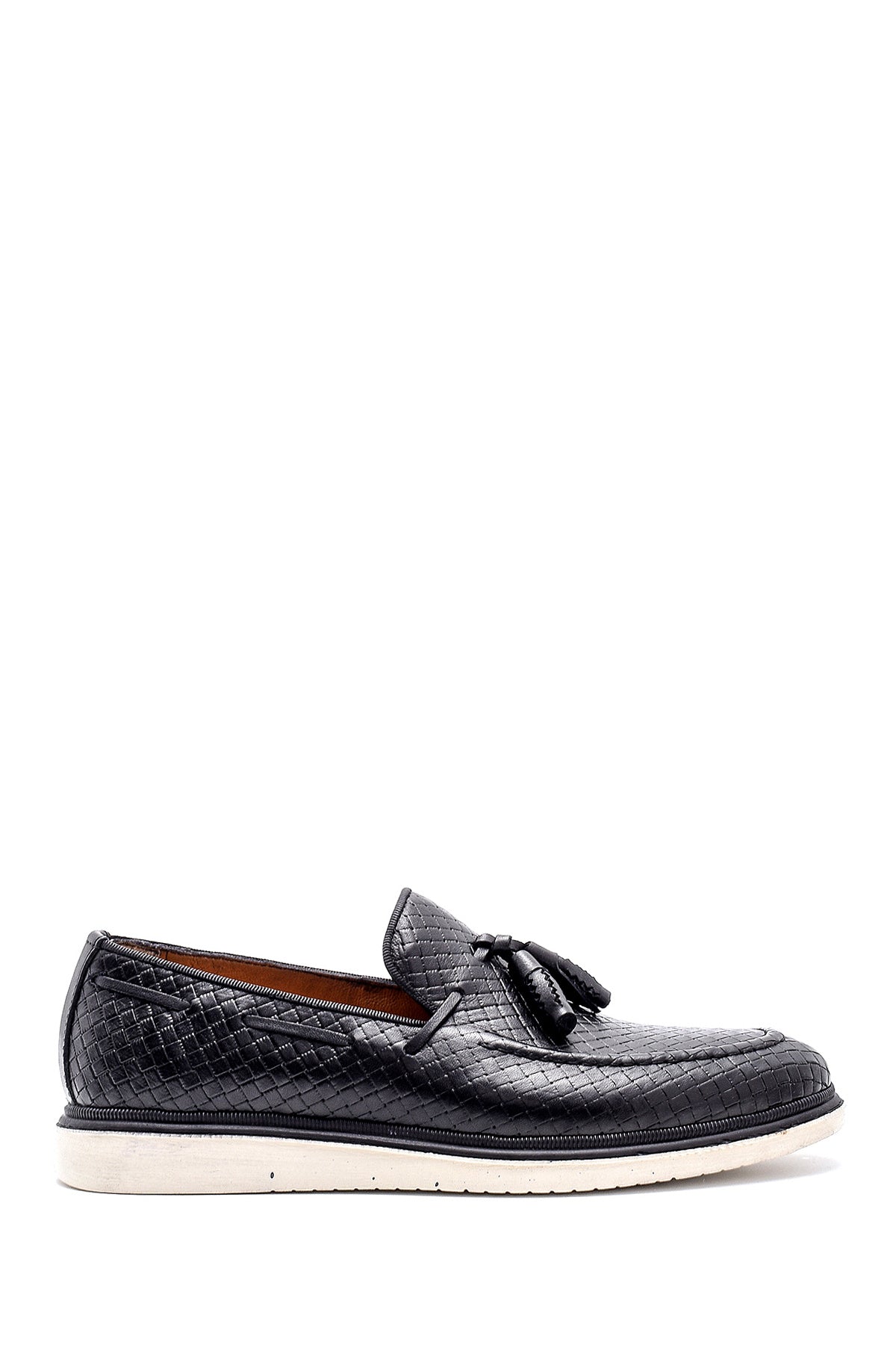 Erkek Yılan Derisi Detaylı Loafer 20SFD317416 | Derimod