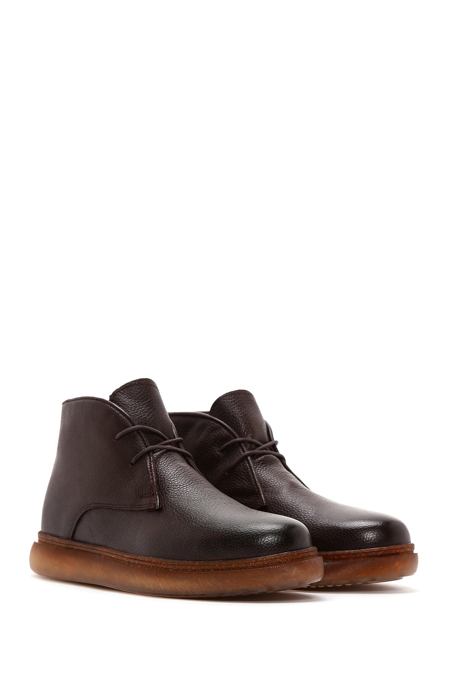 Men's Brown Leather Boots