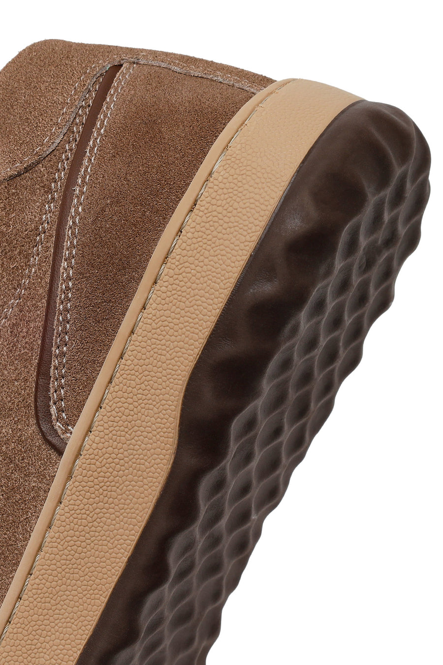 Male Mink Lace-up Thick-Soled Suede Leather Sneaker