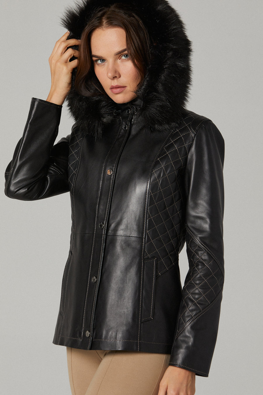 Caroline Women's Leather Jacket