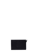 Male Black Leather Cardholder | Derimod