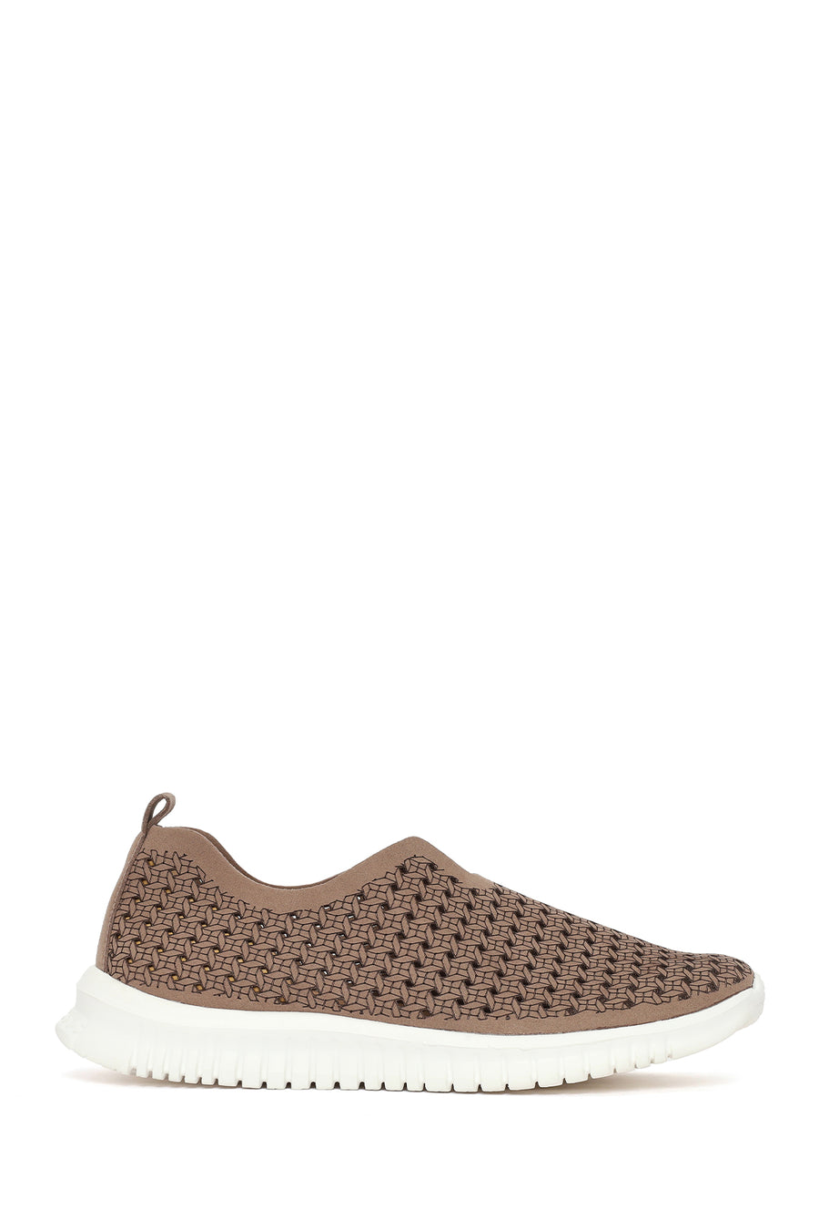 Woman Mink Patterned Suede Comfort Shoes 26PFE470210 | Derimod