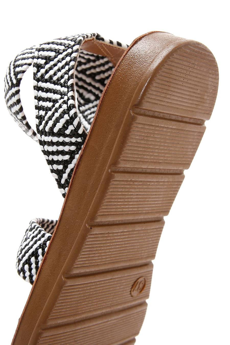 Women's Black Double Strap Sandals