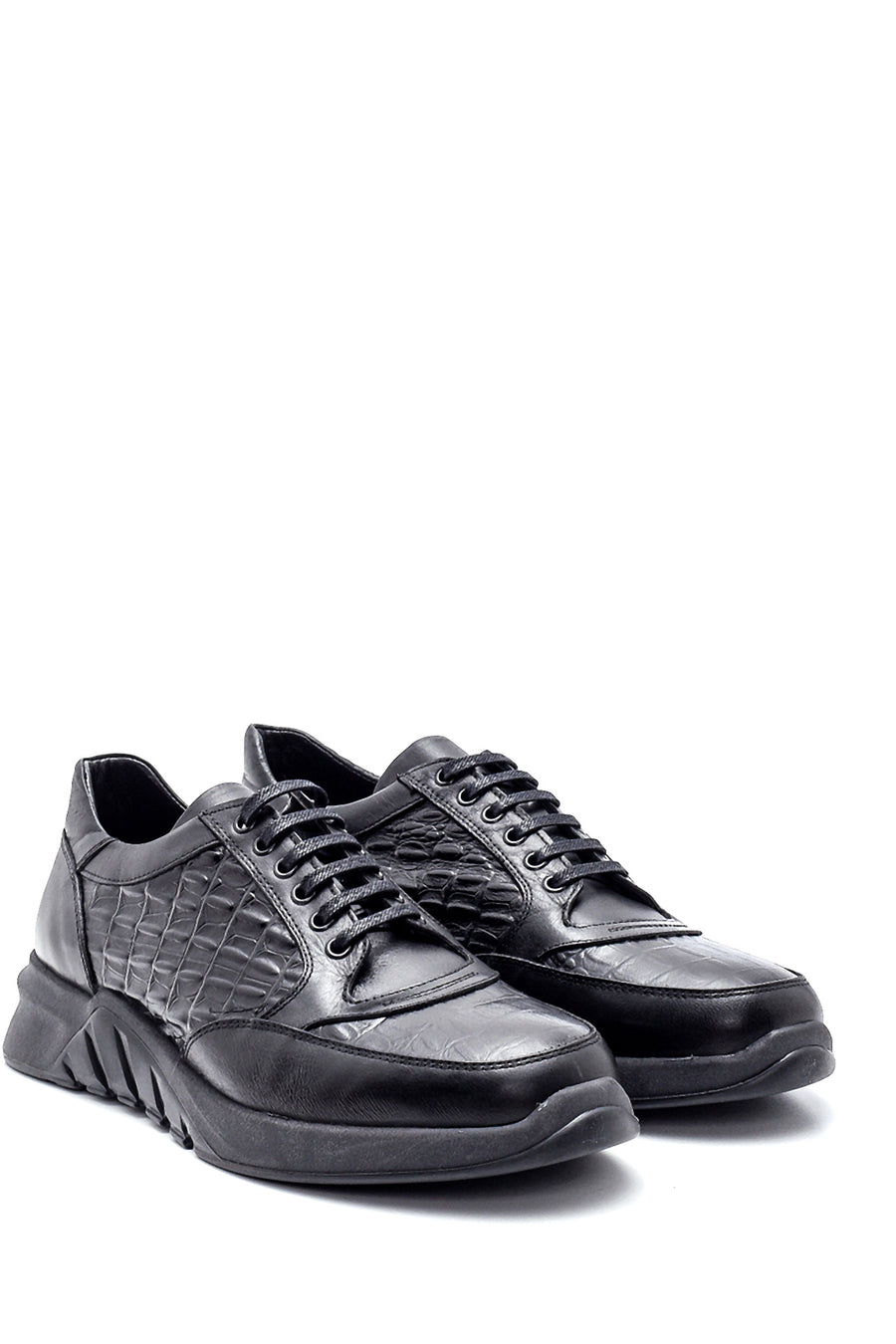 Men's Leather Crocodile Sneaker