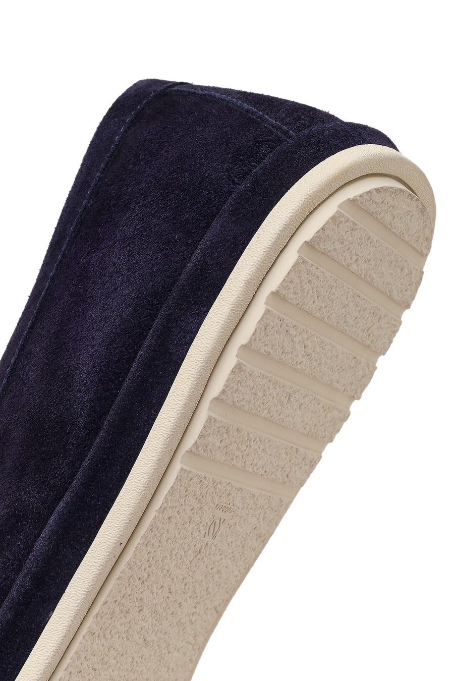 Men's Navy Blue Suede Leather Loafer