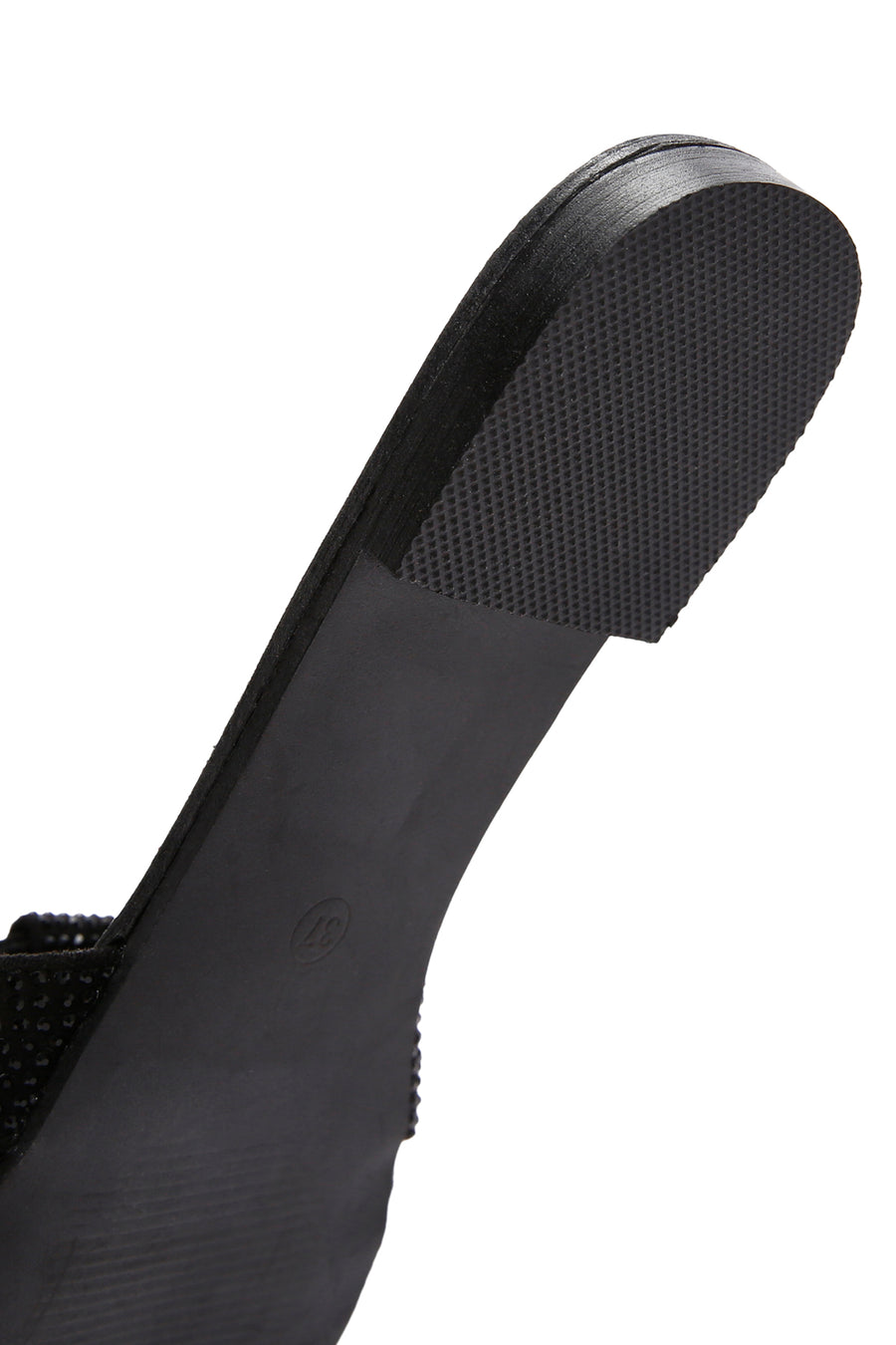 Women's Black Stone Slippers