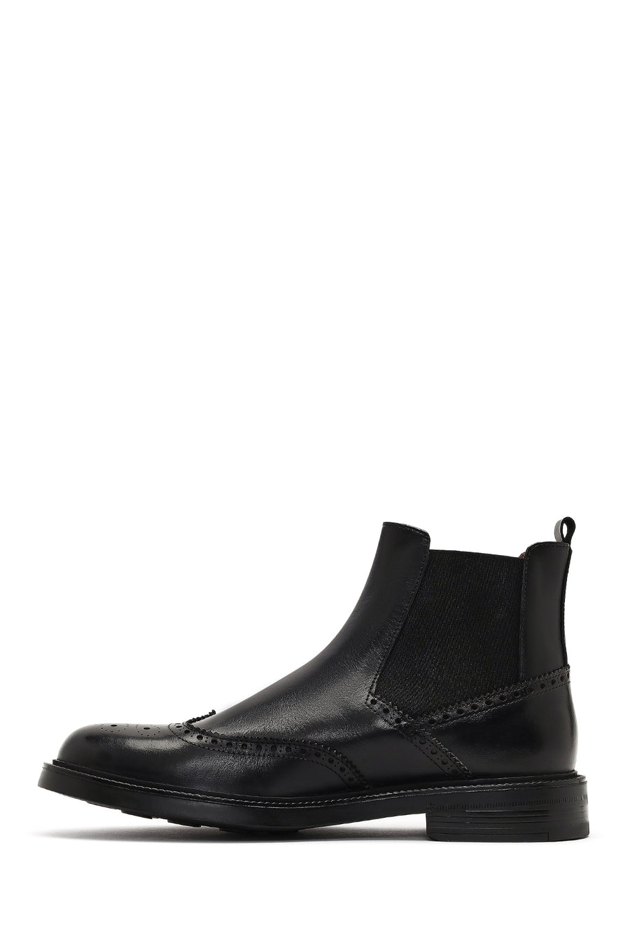 Men's Black Leather Chelsea Boot