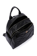 Women's Black Quilted Backpack | Derimod