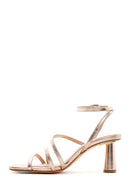 Women's Rose Gold Heeled Sandals | Derimod