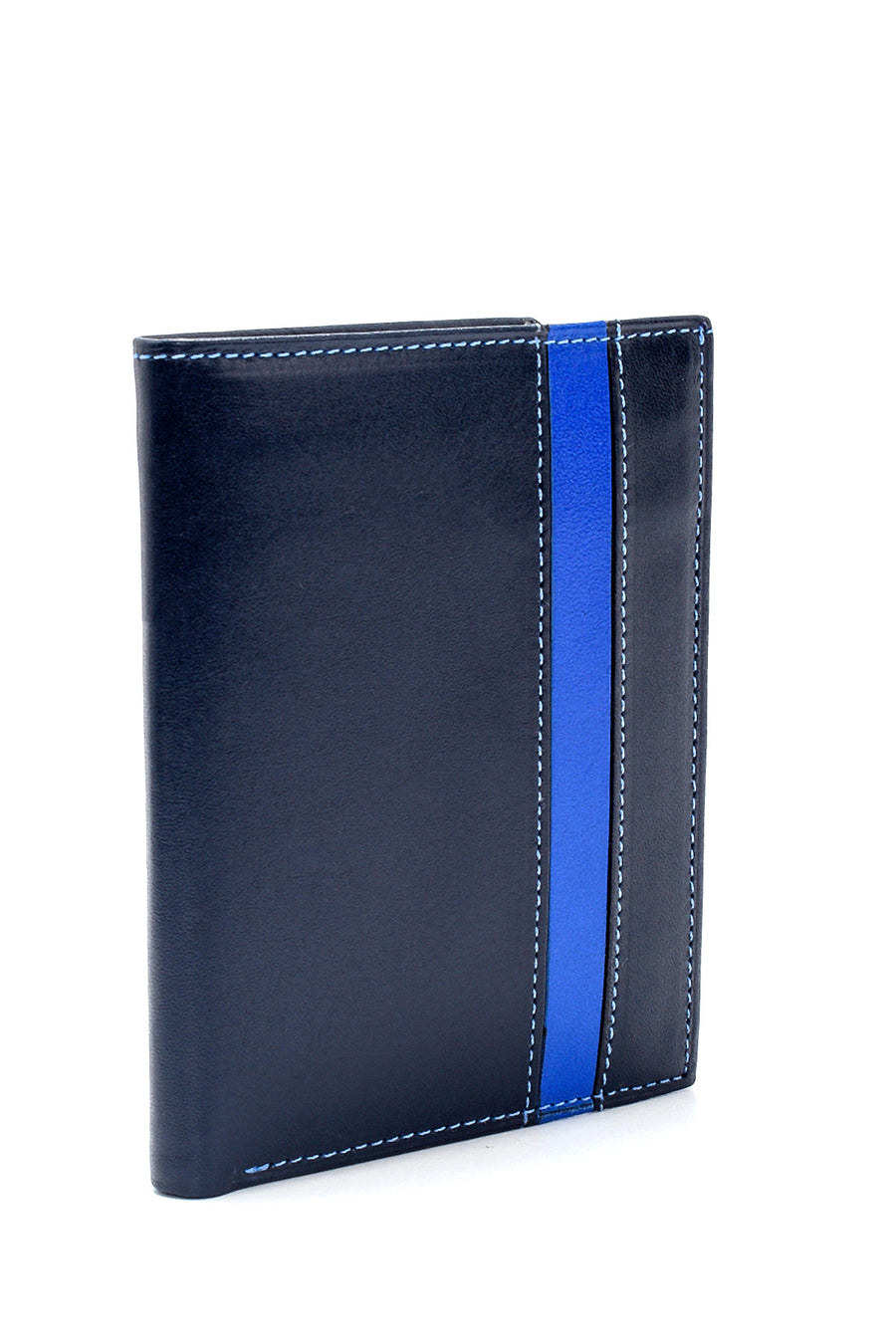 Men's Navy Blue Leather Wallet
